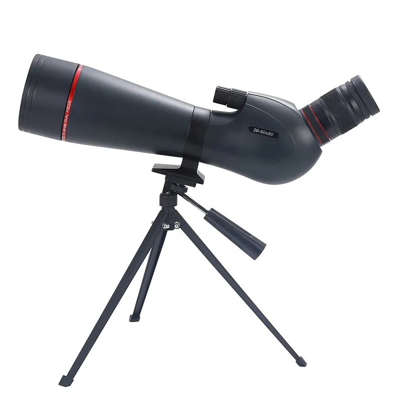 20-60x80ed Monokulares Teleskop Zielfernrohr mit Entfernungsmesser Fadenkreuz